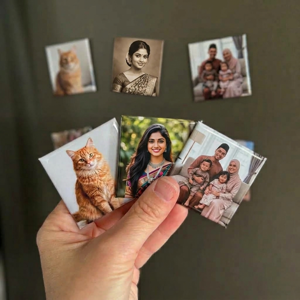 50mm Fridge Magnet Sample